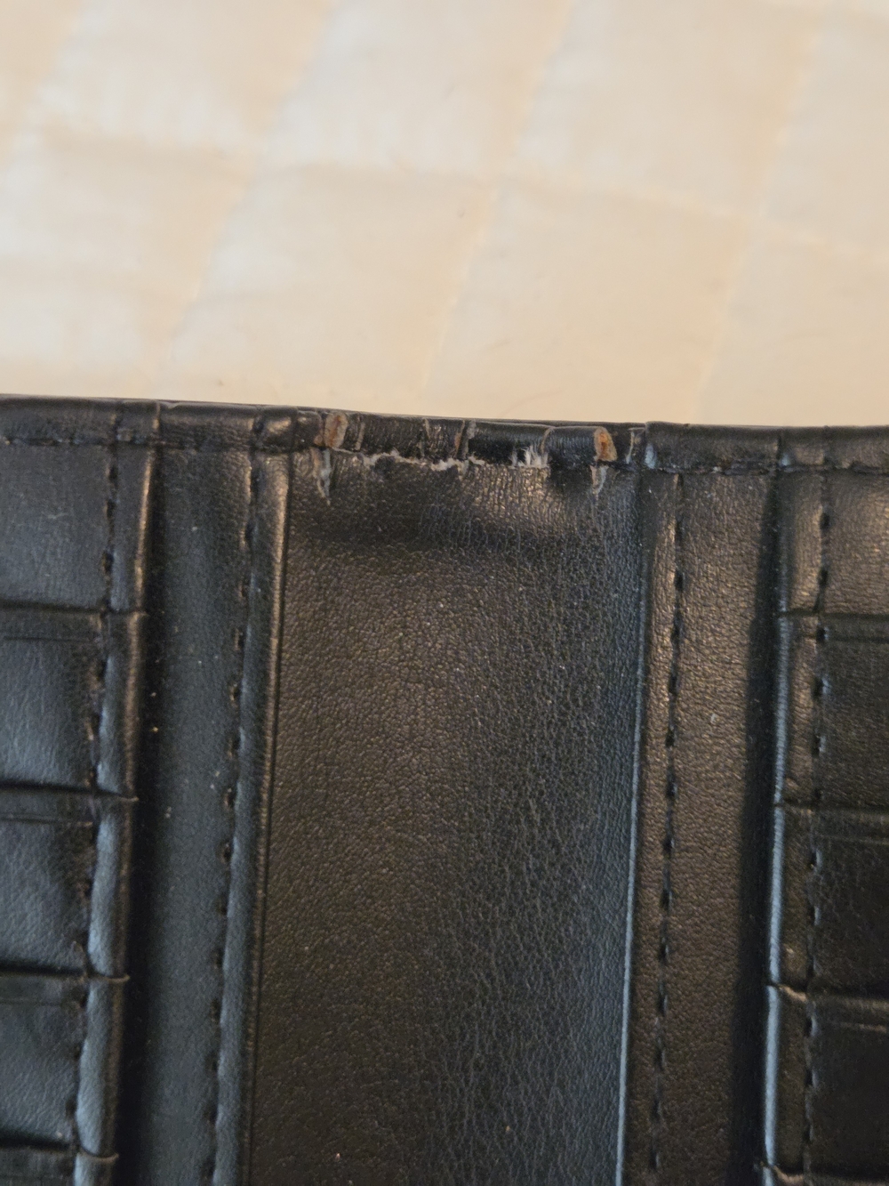 kate spade Black and White Stripe Polka Dot Continental Wallet - Picture 5 of 7